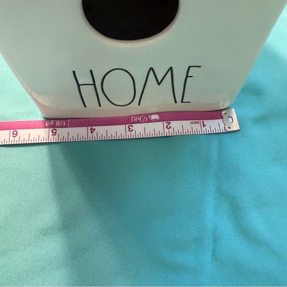 NEW in box Rae Dunn HOME White Ceramic Birdhouse with Ribbon patio lawn garden - Picture 9 of 10
